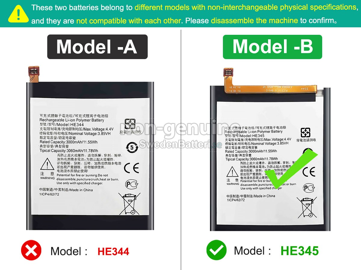 batteri till Nokia 6.1