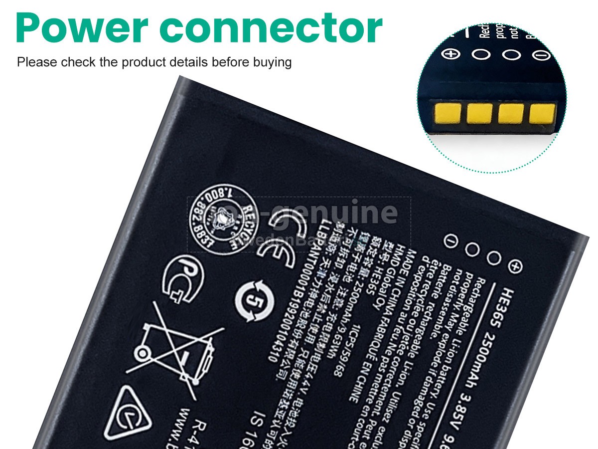 batteri till Nokia 1 PLUS TA-1111
