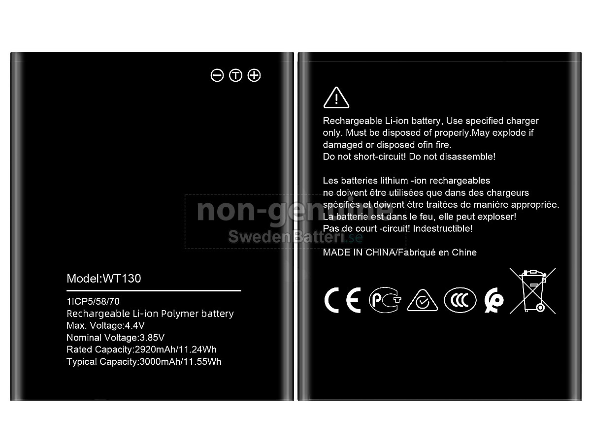 batteri till Nokia 1.3 TA-1205