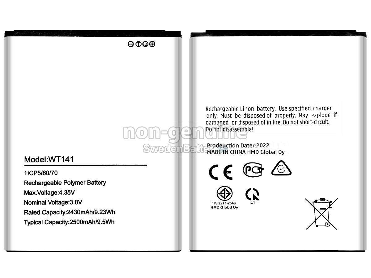 batteri till Nokia C1 2ND EDITION TA-1380