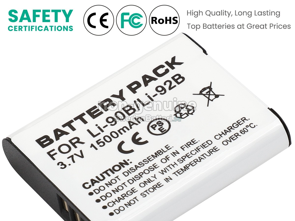 batteri till Olympus TOUGH TG-6