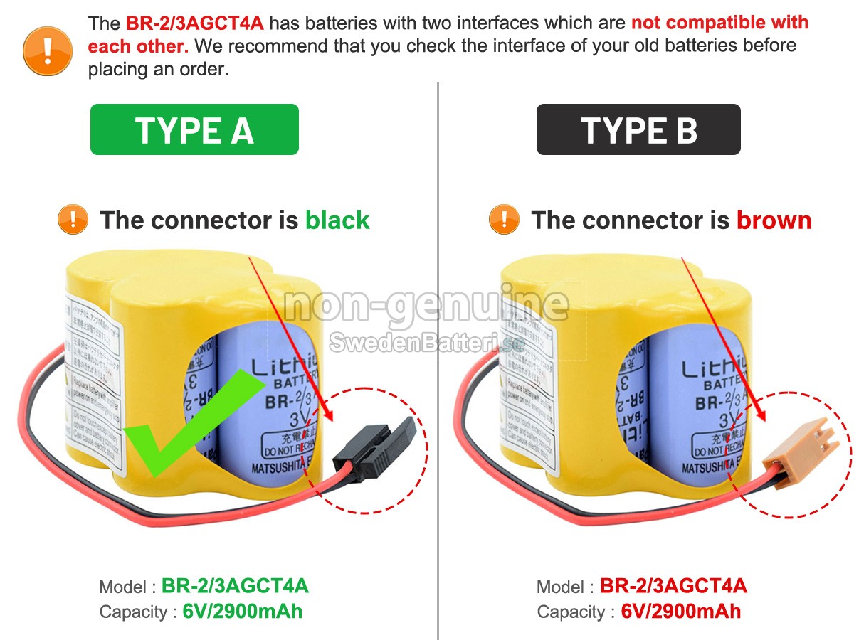 batteri till Panasonic BR-23AGCT4A