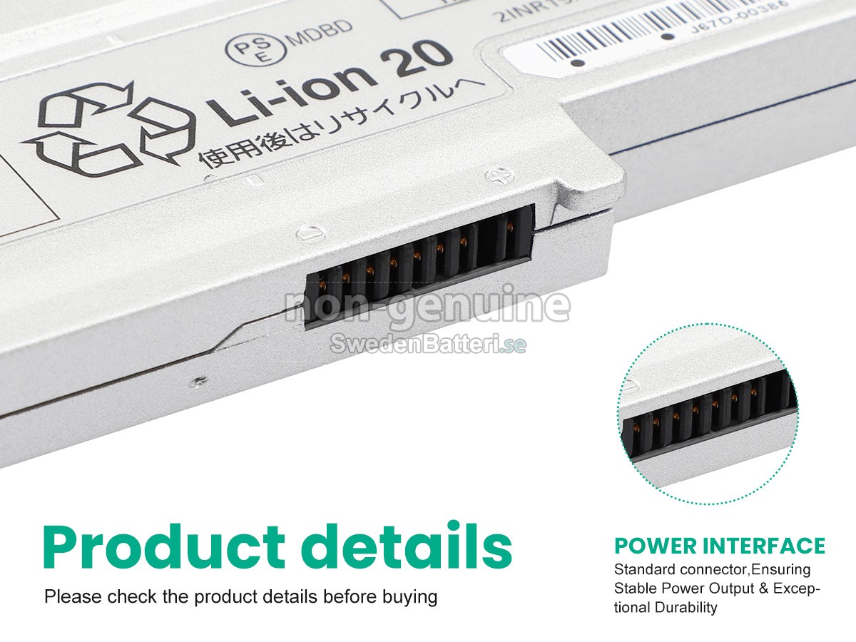 batteri till Panasonic CF-VZSU0SJS