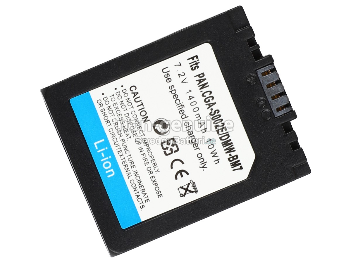 batteri till Panasonic CGA-S002A/1B