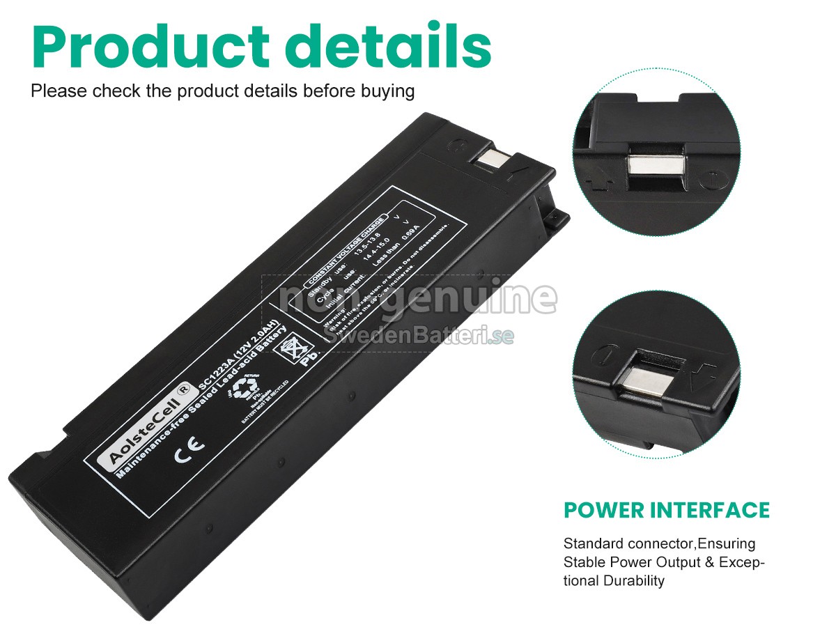 batteri till Panasonic LC-TA122PU