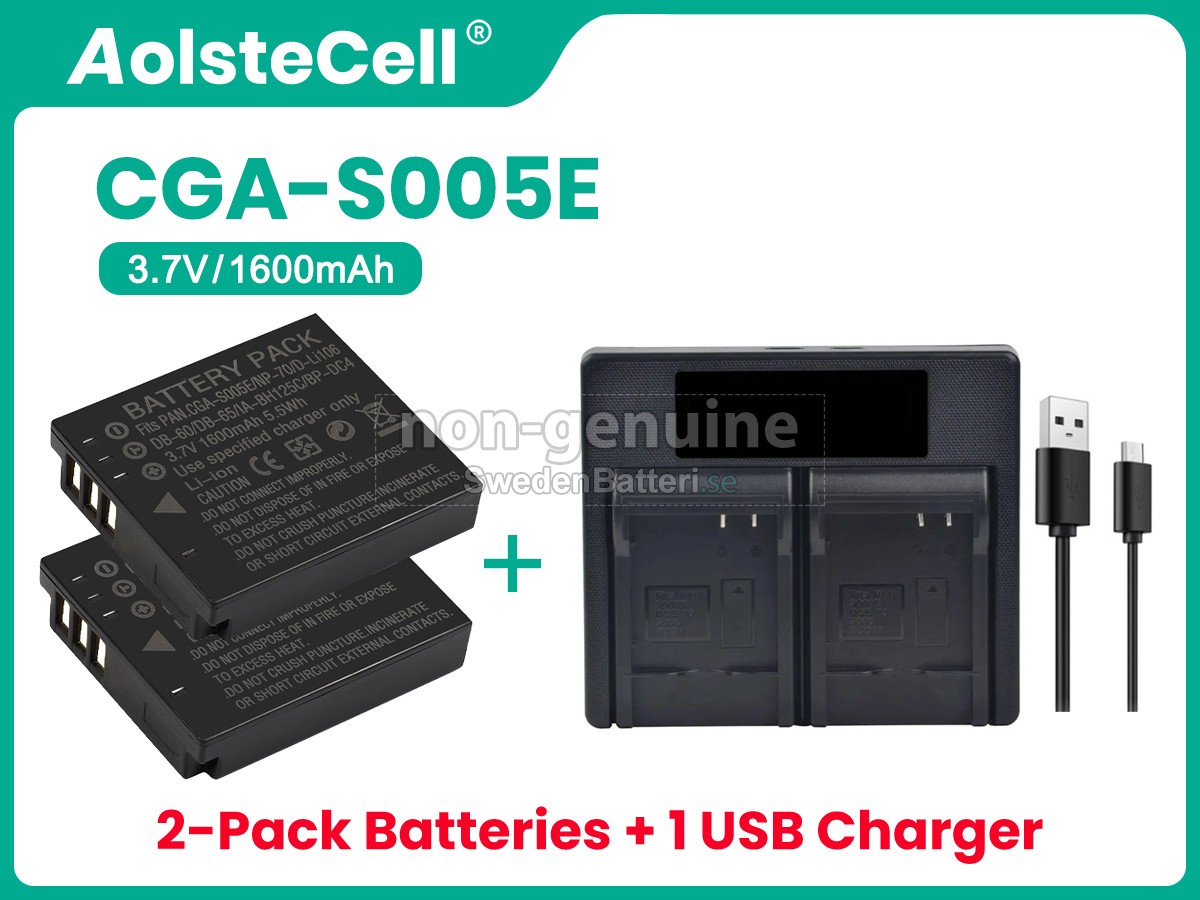 batteri till Panasonic DMC-FX5
