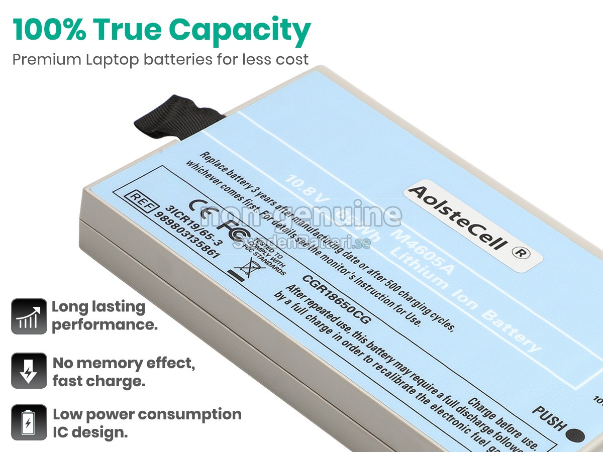 batteri till Philips INTELLIVUE M8001A