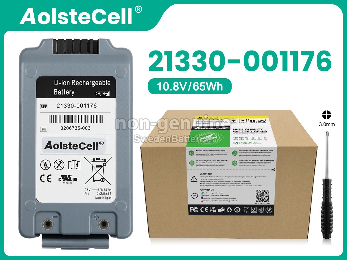 batteri till Physio Control 21330-001176