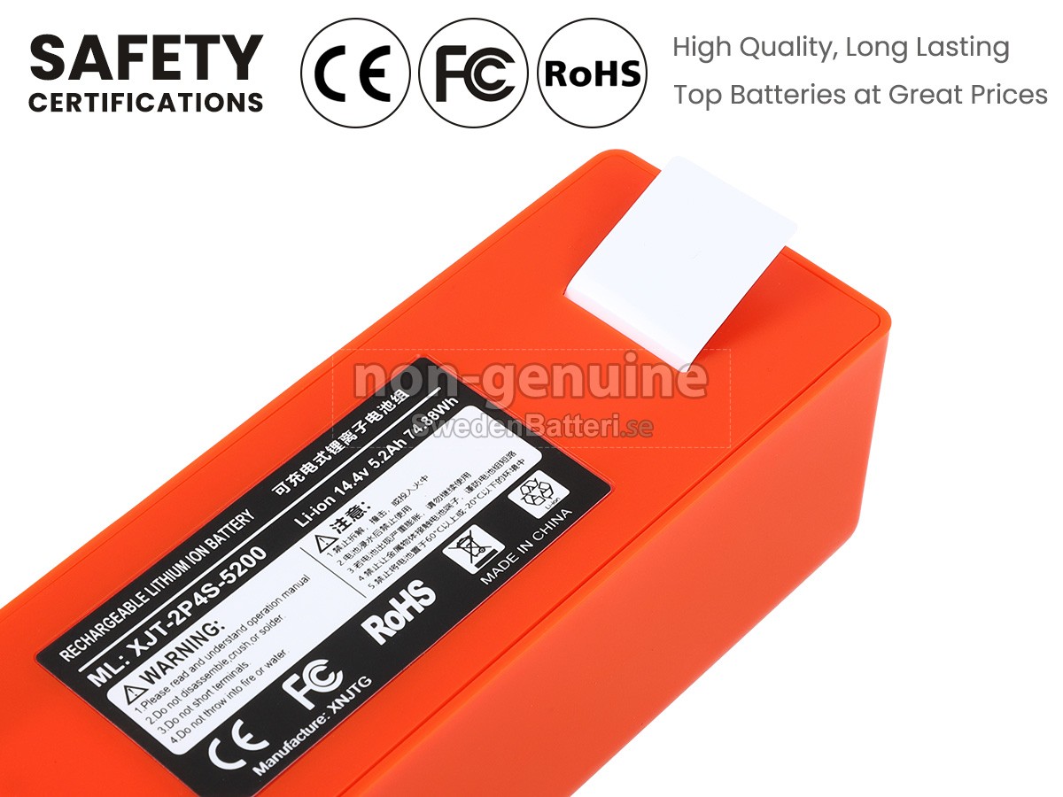 batteri till Roborock MOP 2 PRO PLUS