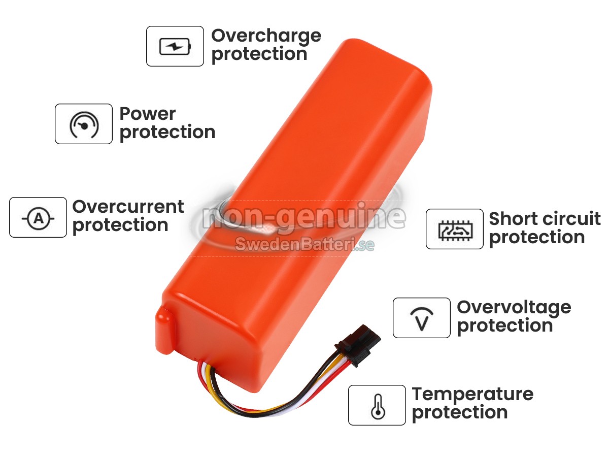 batteri till Roborock MOP 2 PRO PLUS