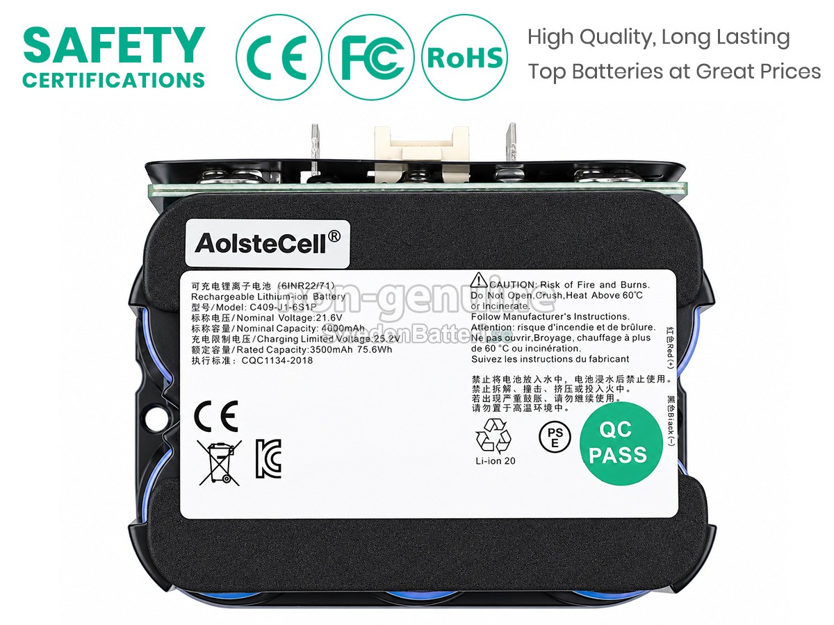 batteri till Roidmi C409-J1-6S1P