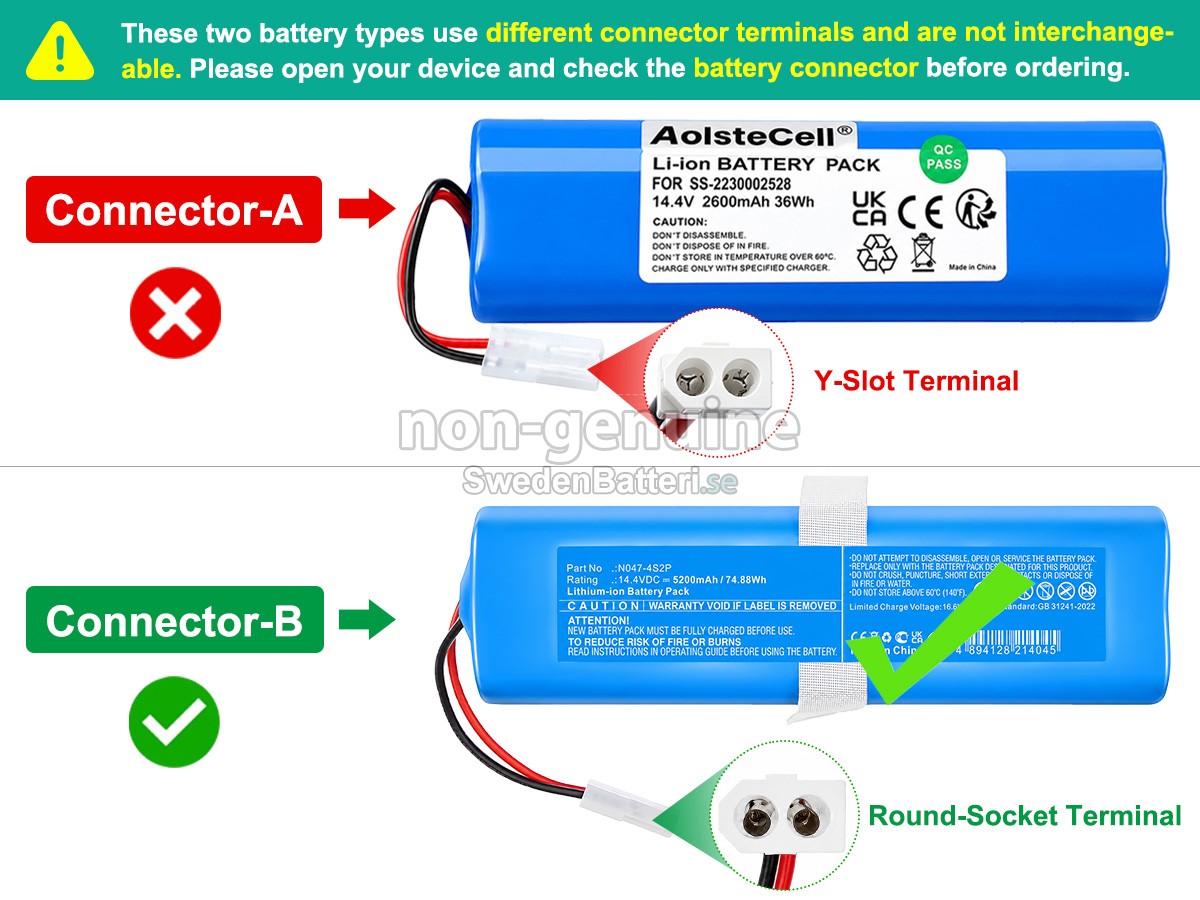 batteri till Rowenta SS-2230002529