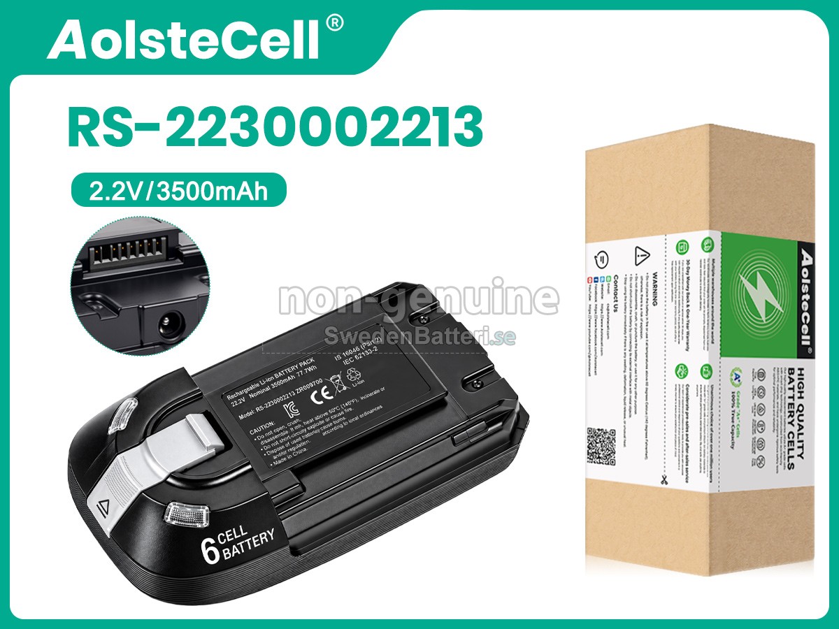 batteri till Rowenta RS-2230002213-SELF