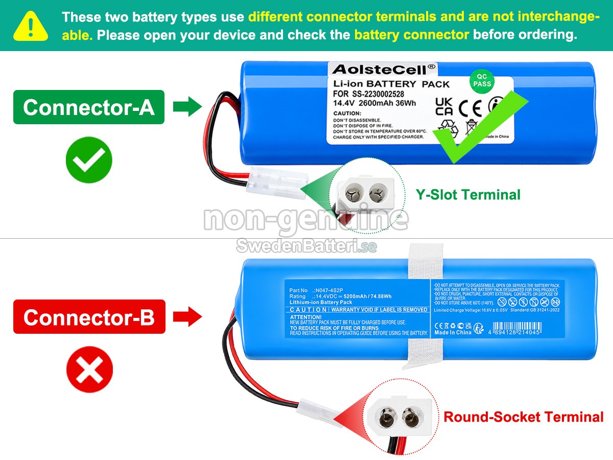batteri till Rowenta SS-2230002529