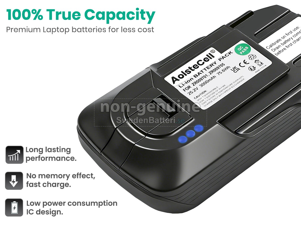 batteri till Rowenta X-FORCE FLEX 11.60 RH9829