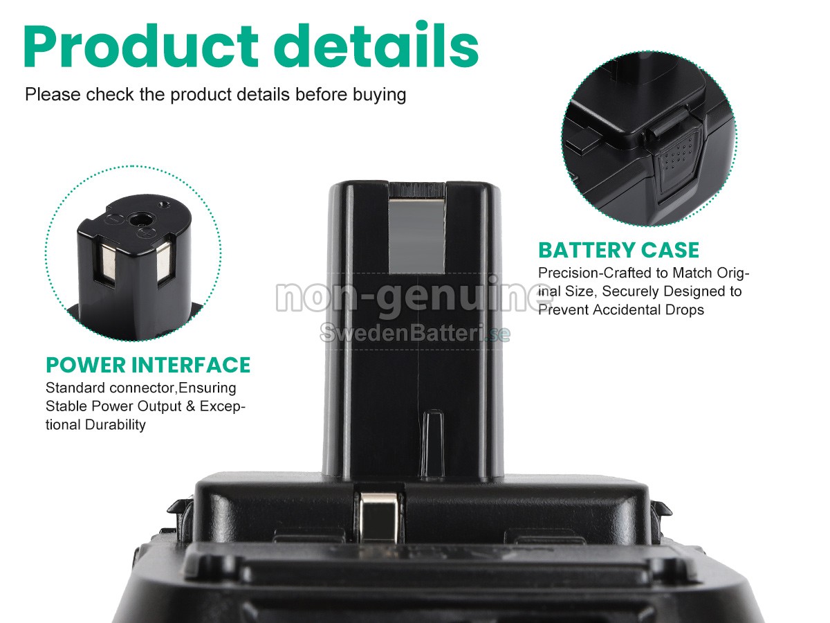 batteri till Ryobi CRP-1801/DM