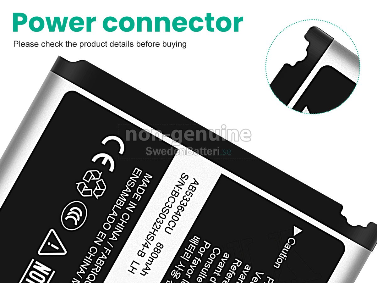 batteri till Samsung AB533640CU