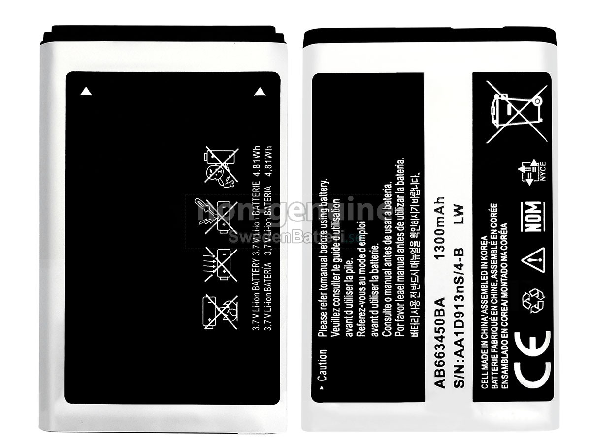 batteri till Samsung SGH-A847