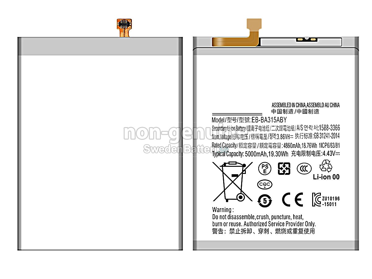 batteri till Samsung EB-BA315ABY