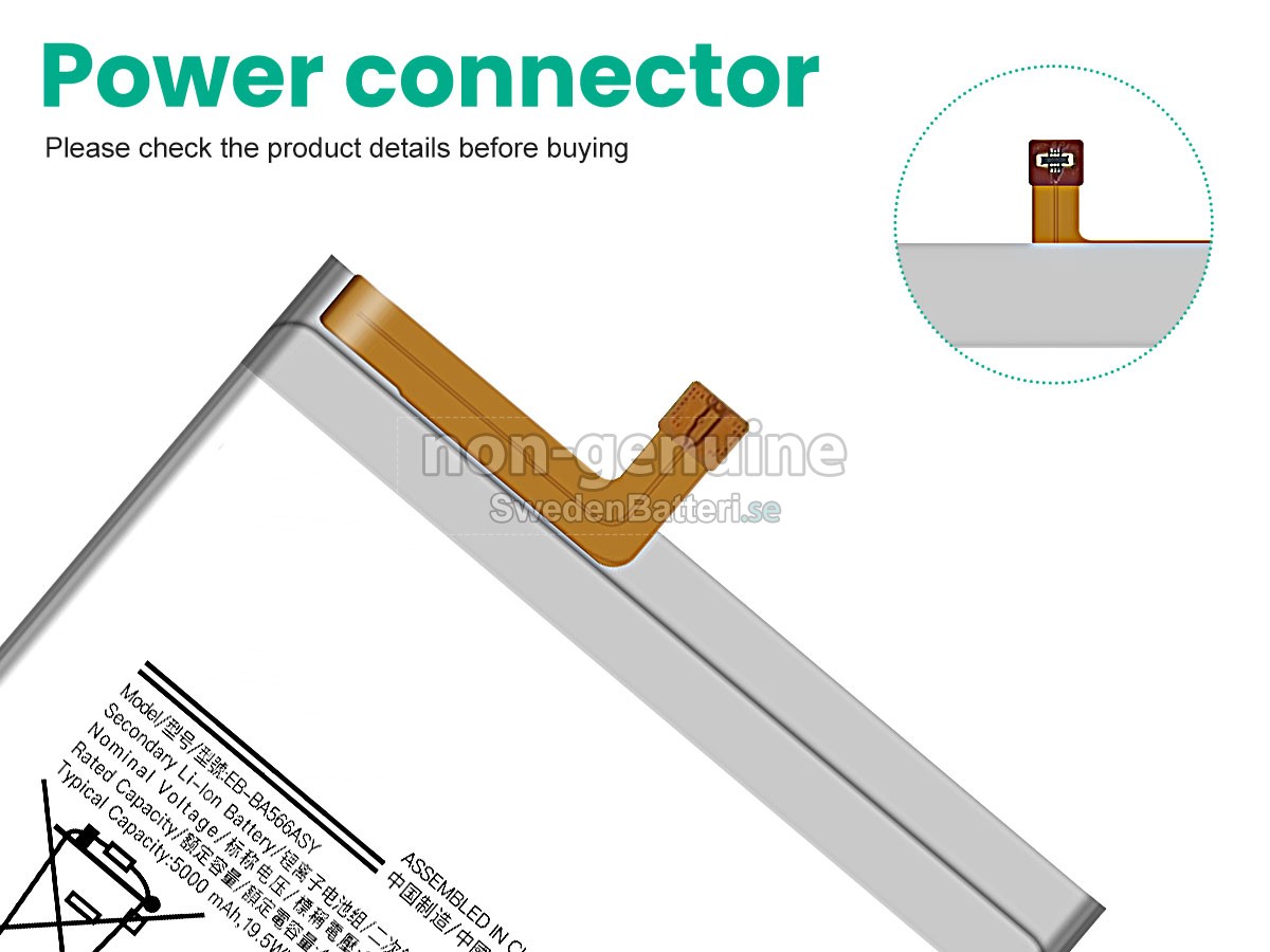 batteri till Samsung EB-BA566ASY