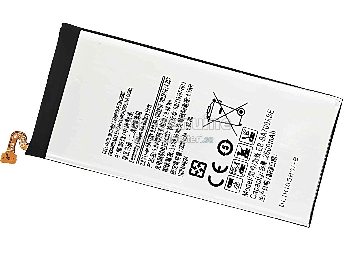 batteri till Samsung GALAXY A7 SM-A700F