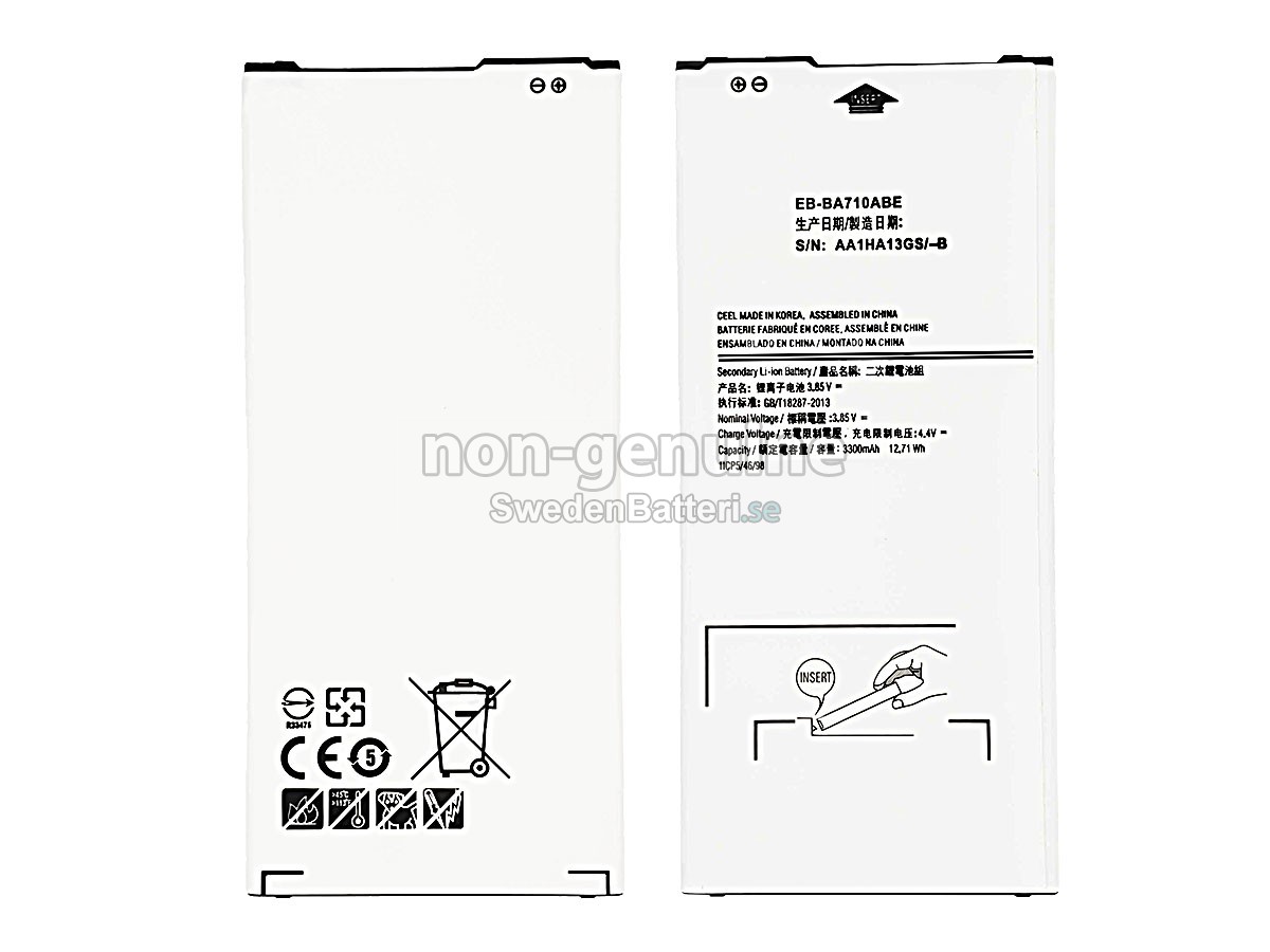 batteri till Samsung SM-A710S