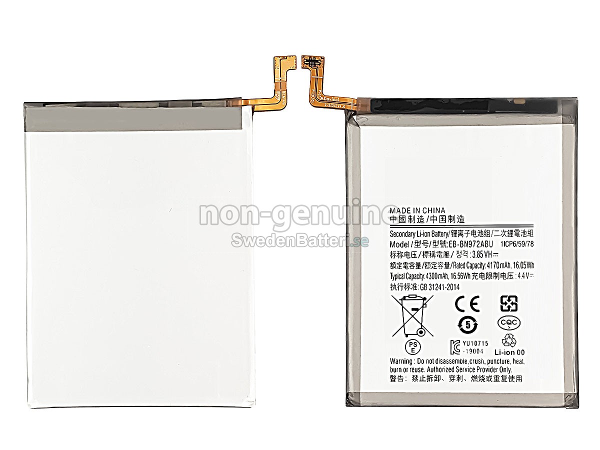 batteri till Samsung NOTE 10+