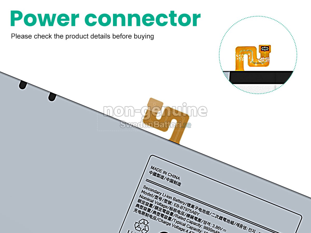 batteri till Samsung Galaxy TAB S7+