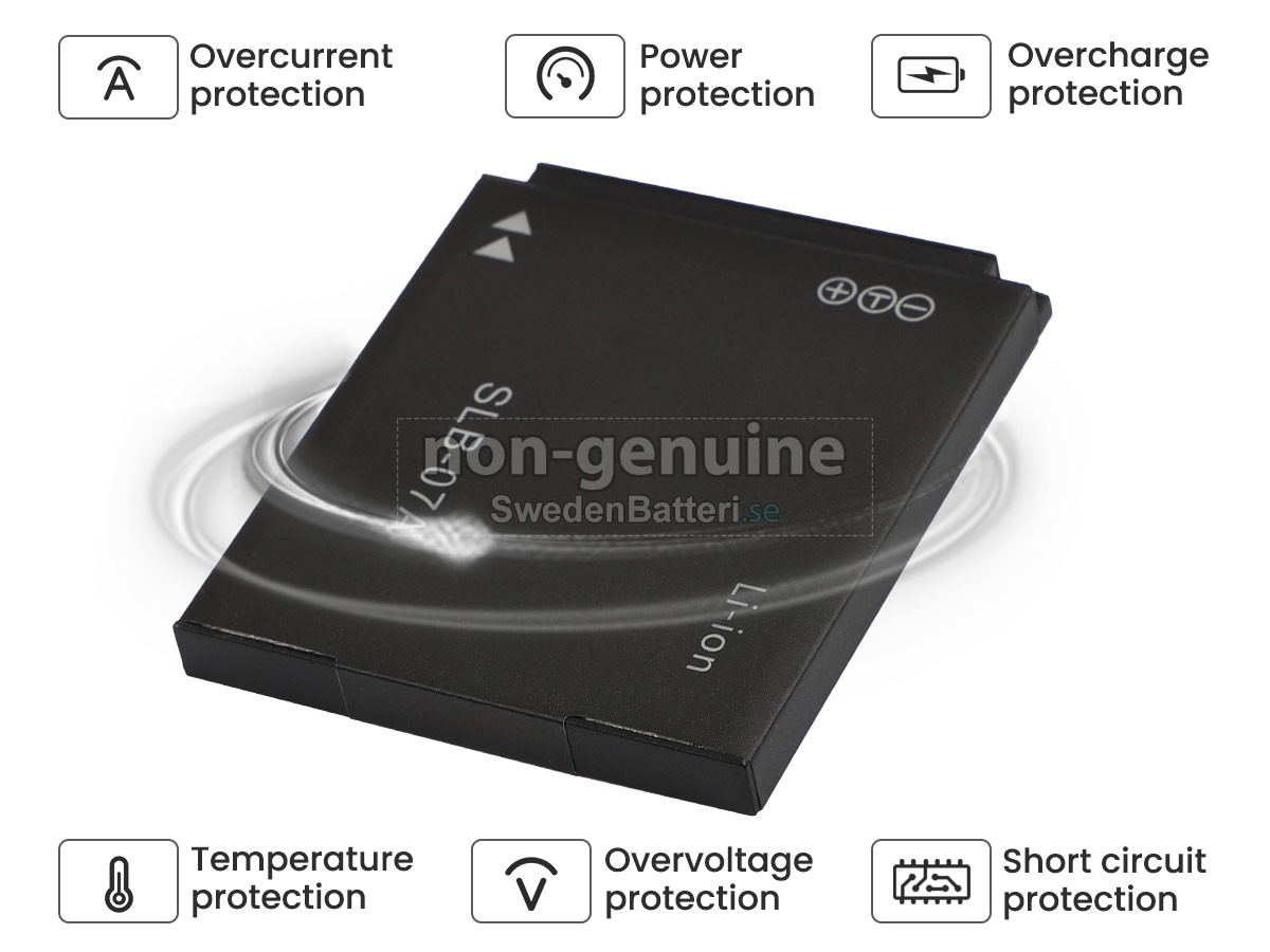batteri till Samsung SLB07A