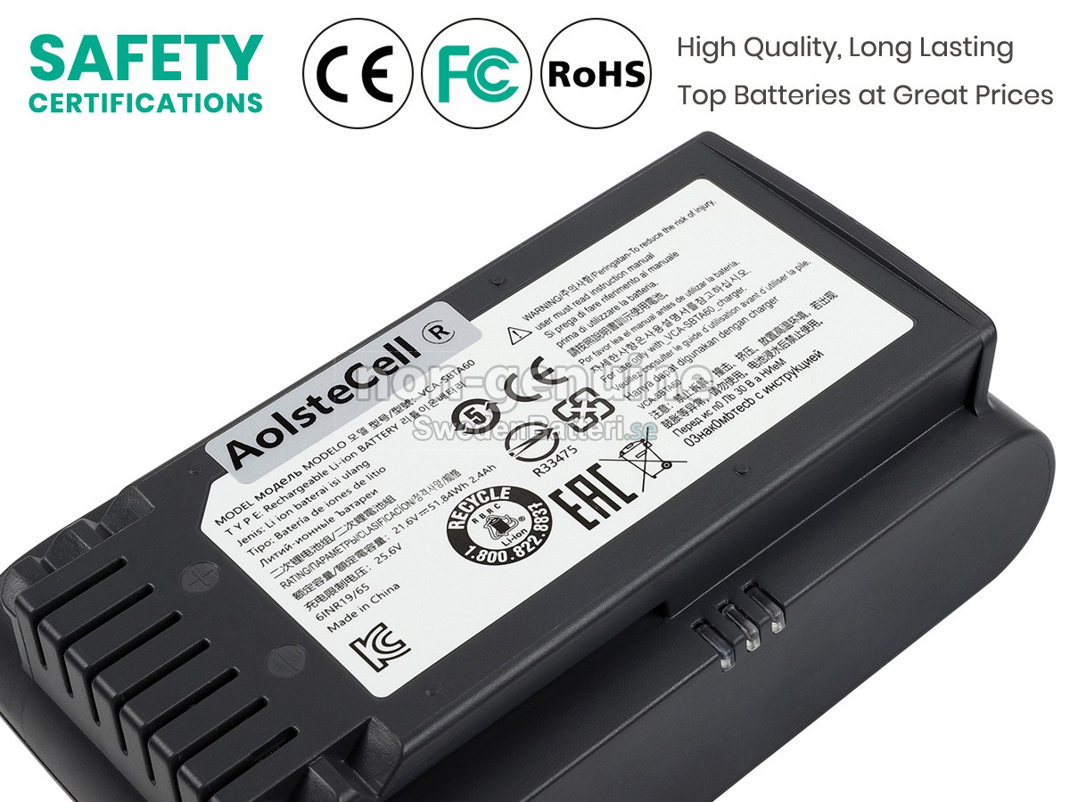 batteri till Samsung VS20T7511T5/AA