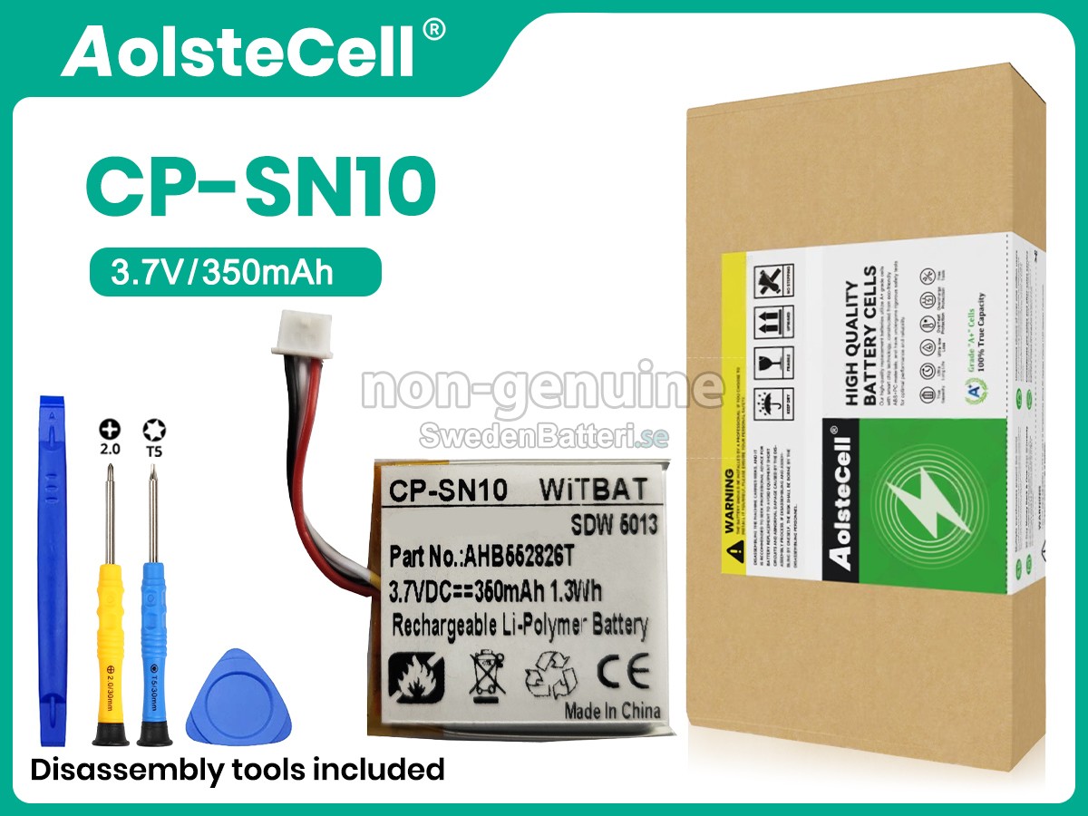 batteri till Sennheiser CP-SN10