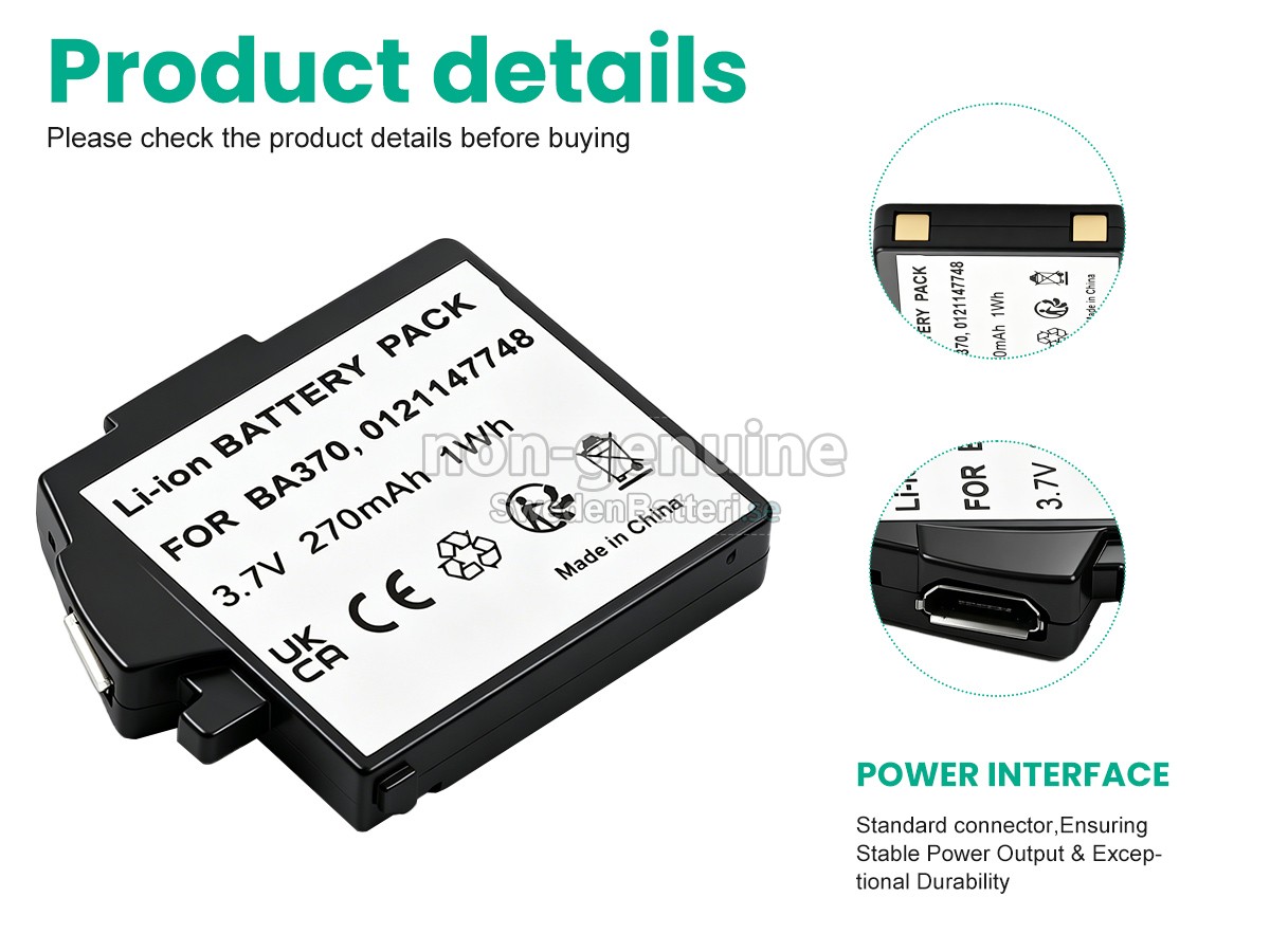 batteri till Sennheiser 0121147748
