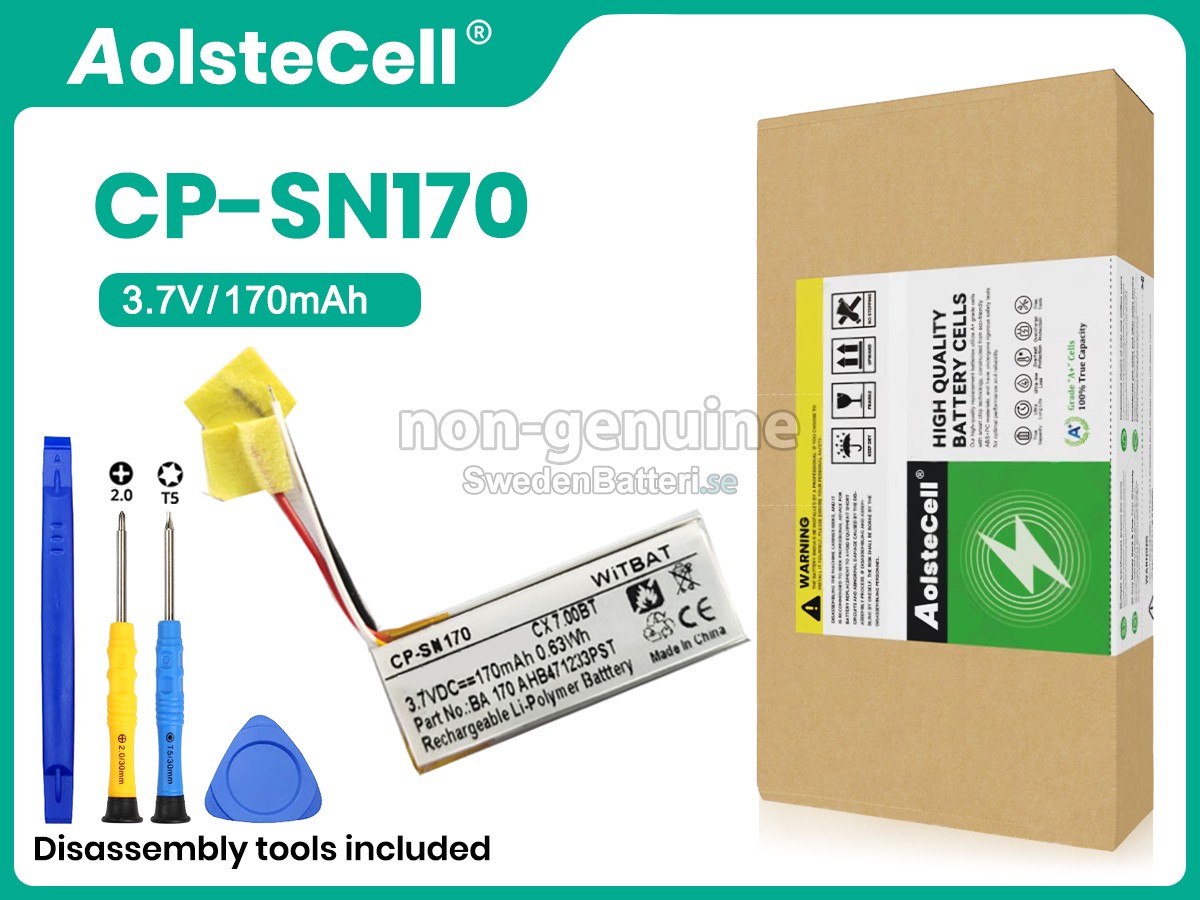 batteri till Sennheiser BA 170