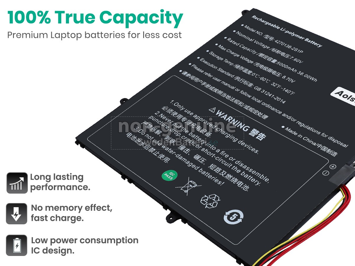 batteri till Sgin 4270138-2S1P