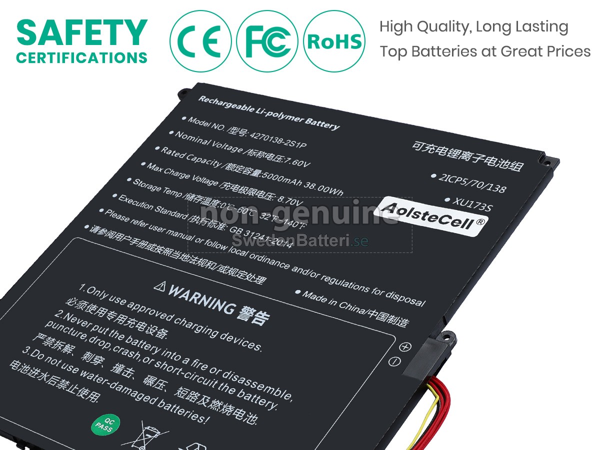 batteri till Sgin 4270138-2S1P