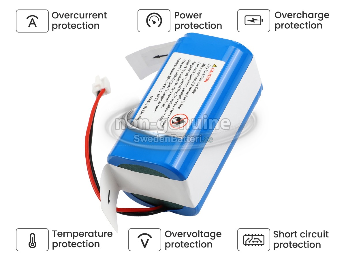 batteri till Shark RV912S