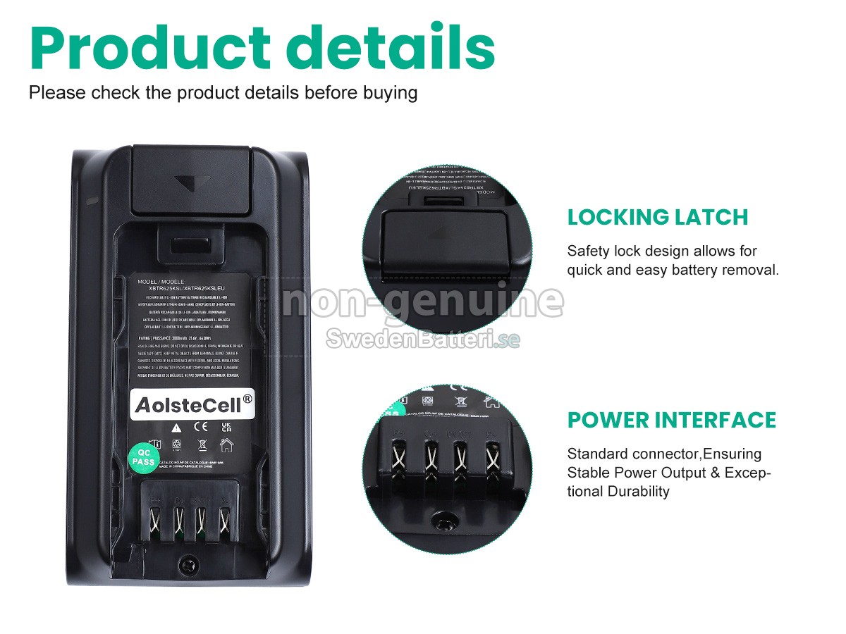 batteri till Shark NINJA