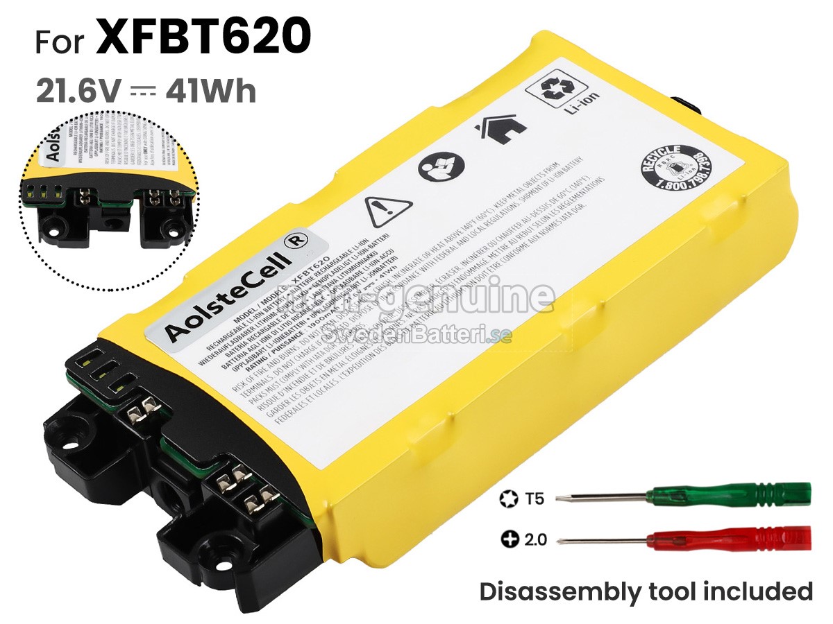 batteri till Shark XFBT620