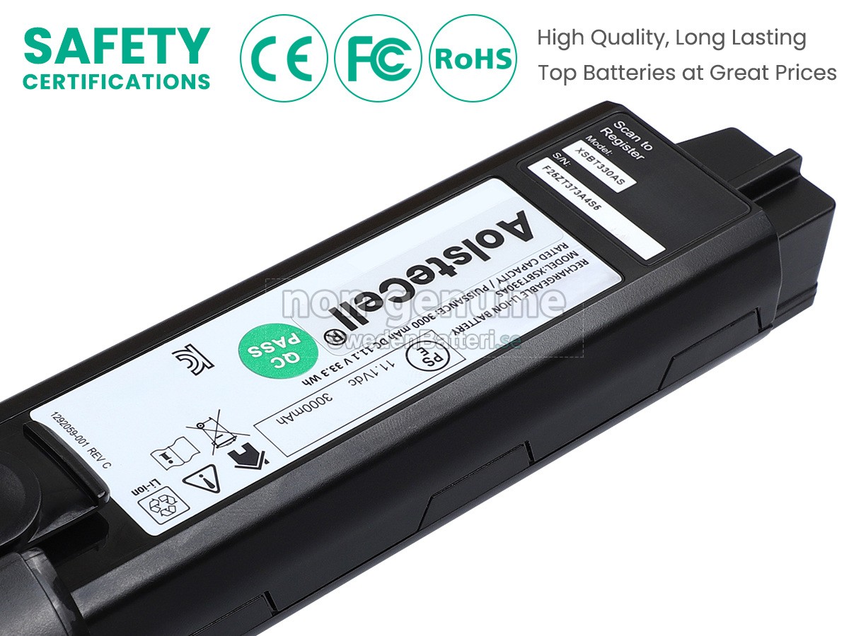 batteri till Shark XSBT330EU