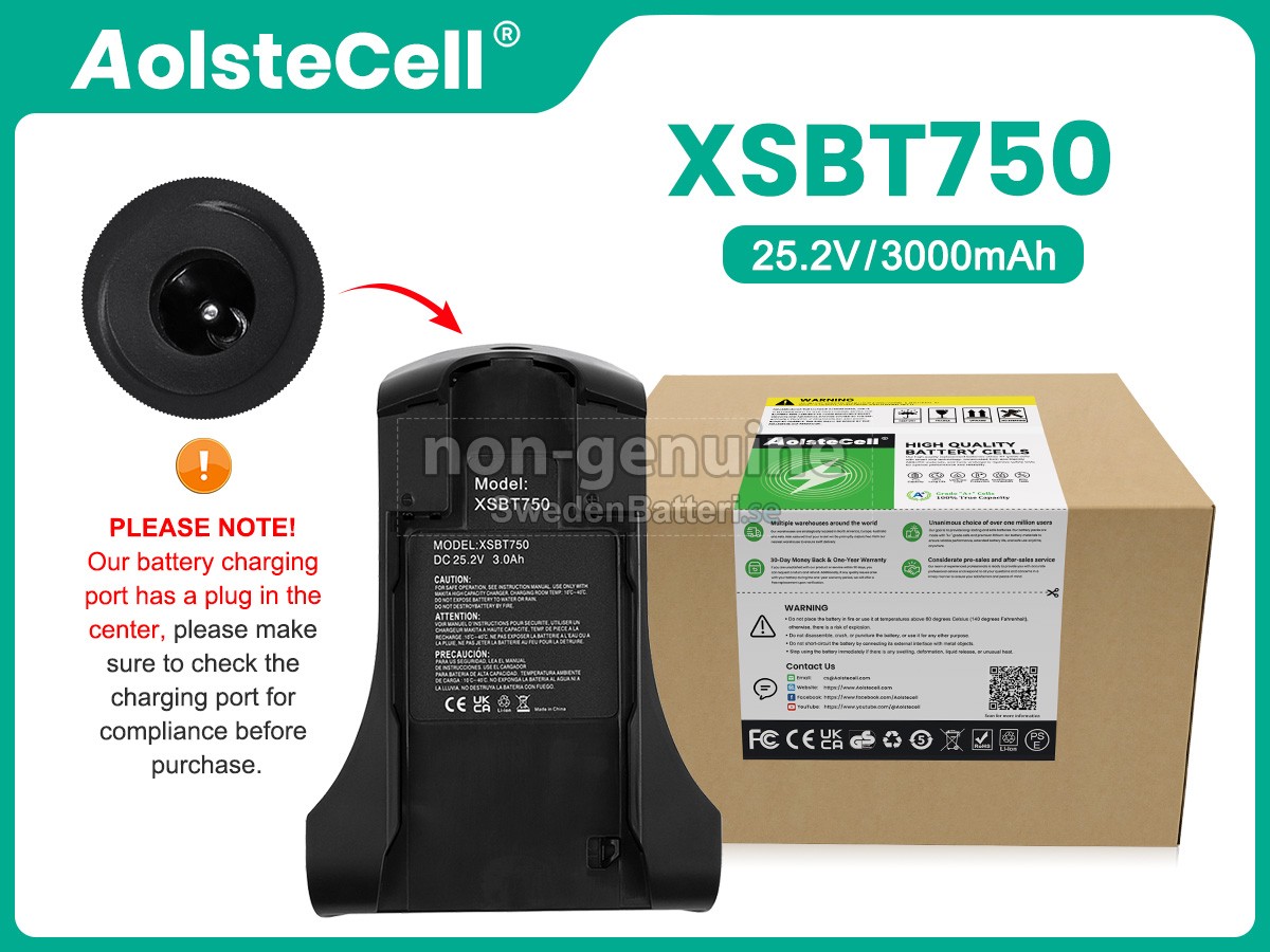 batteri till Shark VERTEX IZ483