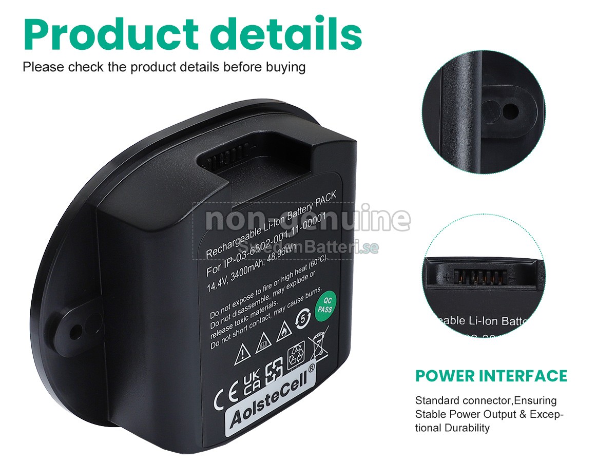 batteri till Sonos IP-03-6802-001
