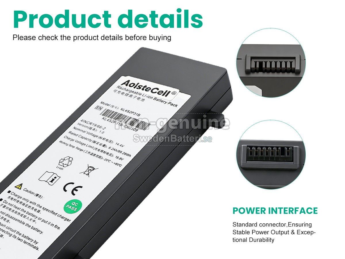 batteri till Sonoscape KL4S2P31B