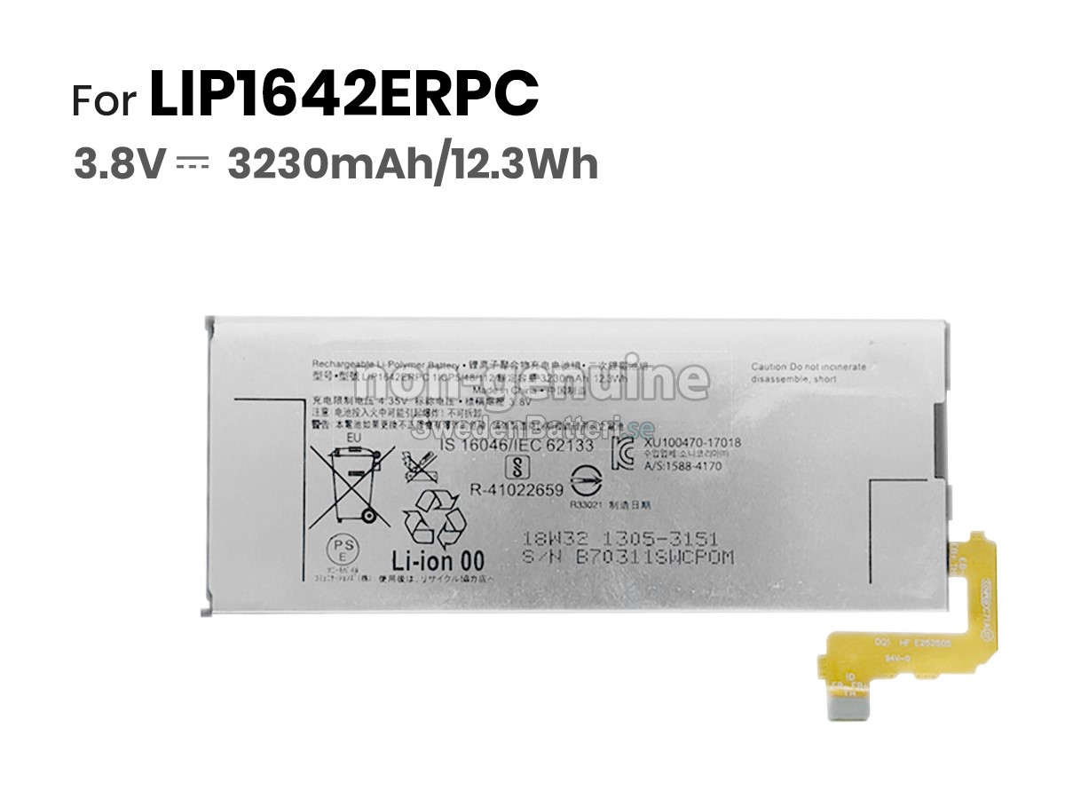 batteri till Sony XPERIA XZ PREMIUM SO-04J