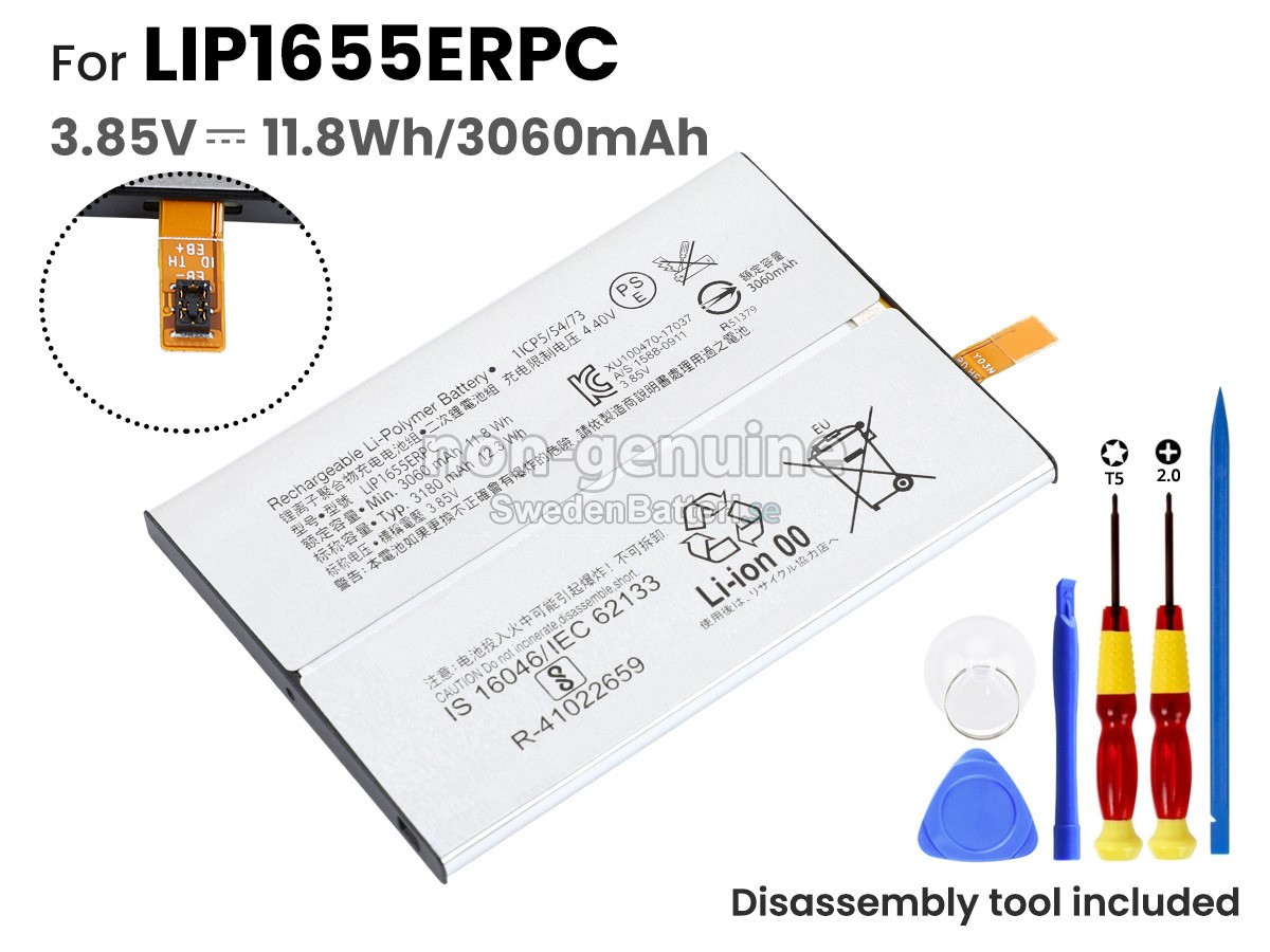 batteri till Sony XPERIA XZ2H8276