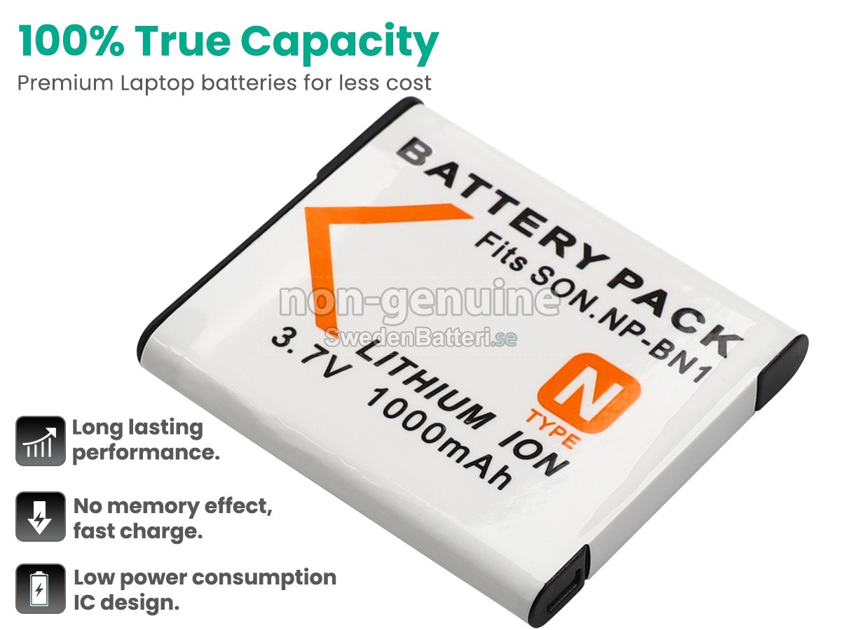 batteri till Sony DSC W800