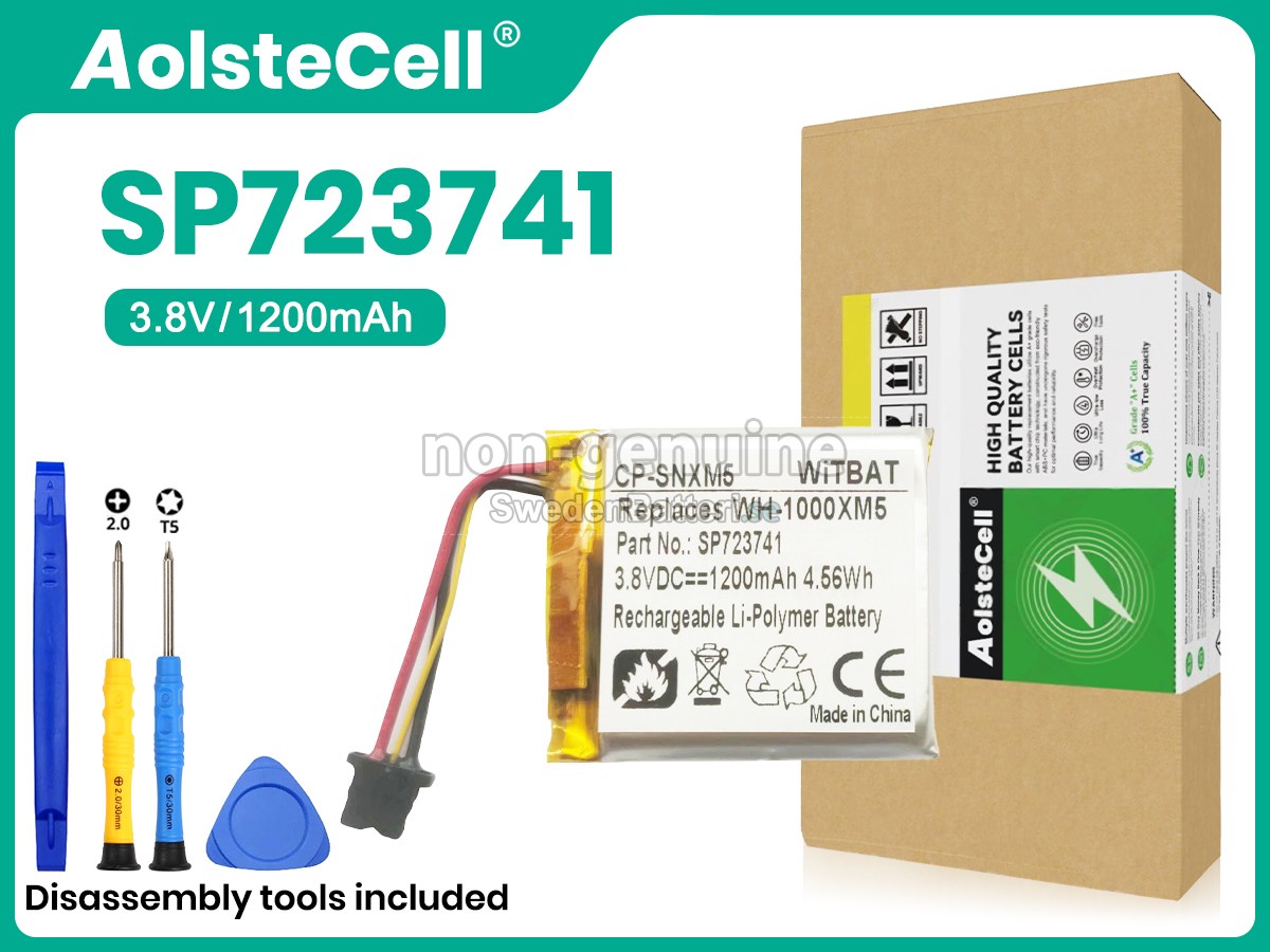 batteri till Sony WH-1000XM5