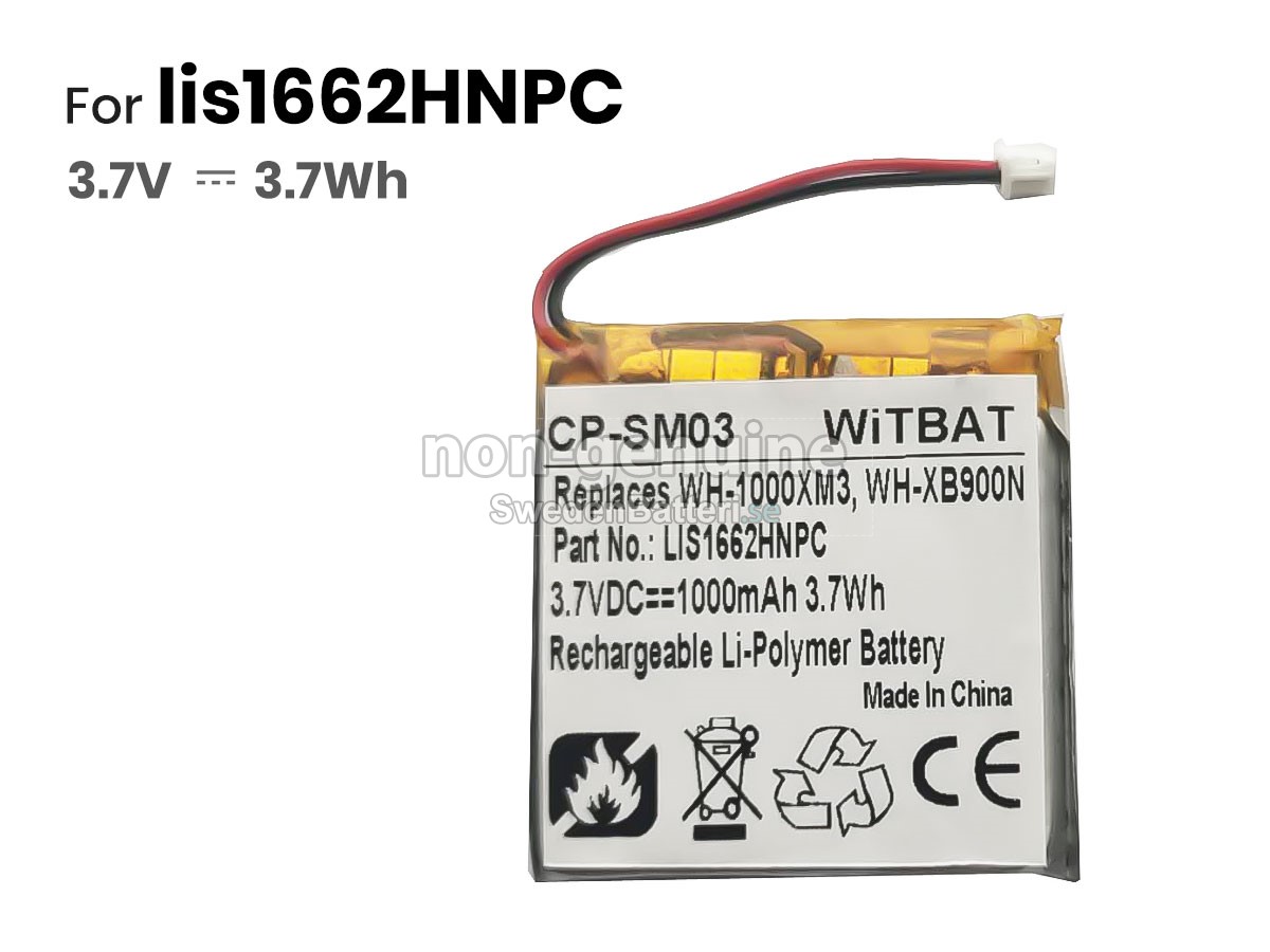 batteri till Sony WH-CH710N