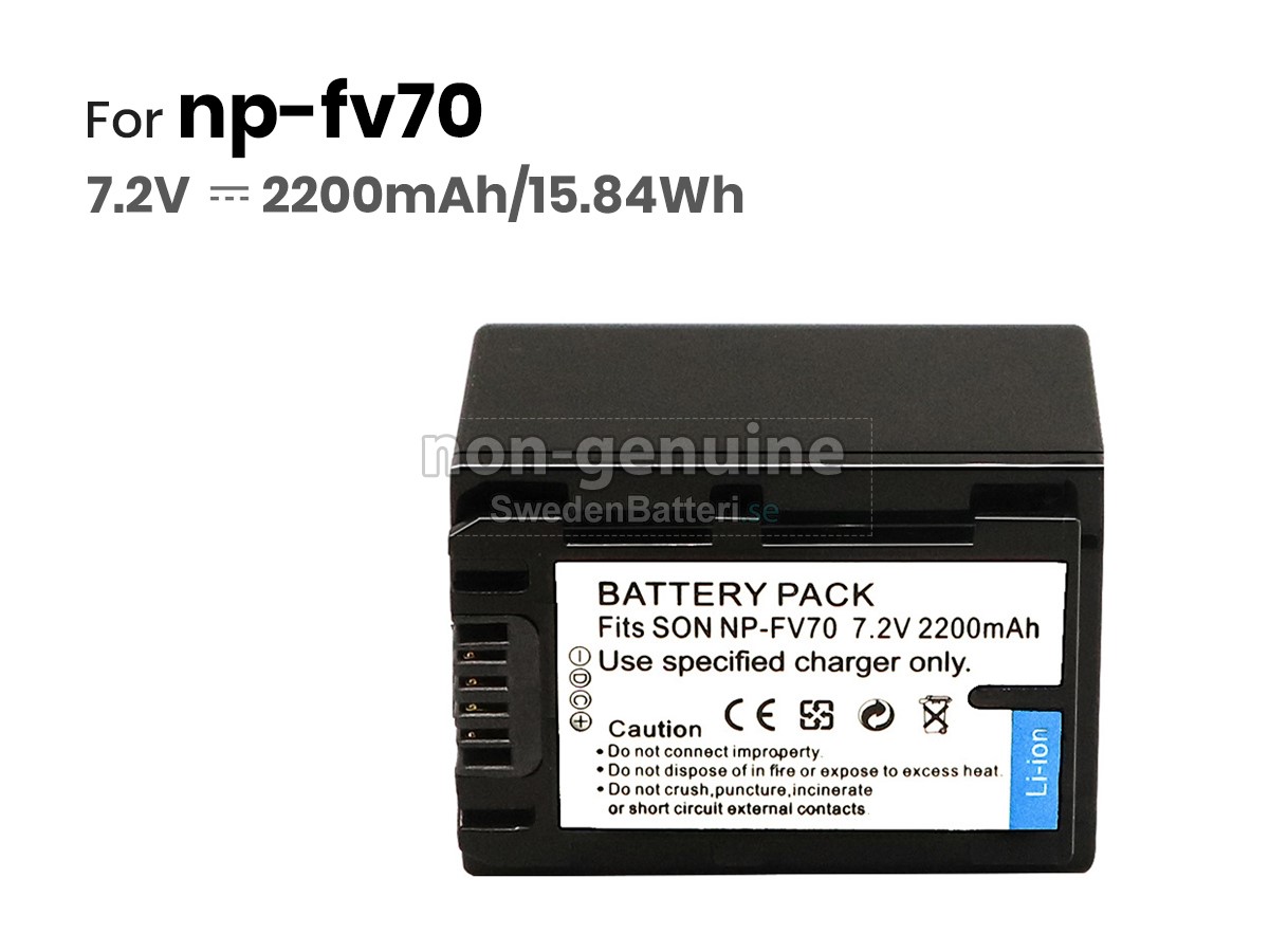 batteri till Sony NEX-VG20H