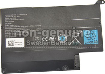 5000mAh Sony Tablet S2 laptop batteri från Sverige