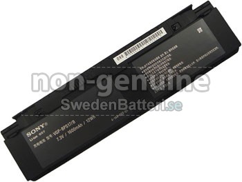 1600mAh Sony VAIO VGN-P37J/R laptop batteri från Sverige